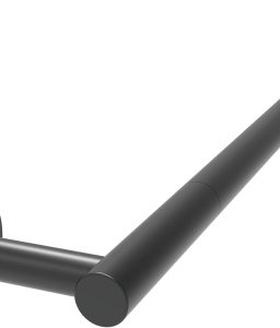 24 Inch Towel Bar Black Towel Rack for Bathroom Kitchen Towel Holder SUS304 Stainless Steel RUSTPROOF Wall Mount Total Length 26 inch (Matte Black)